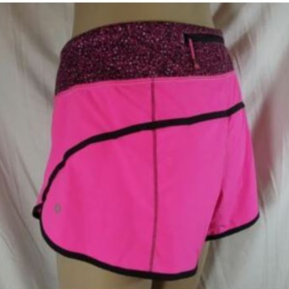 Lululemon Run Speed Short 10 Raspberry Glo Pink - Picture 5 of 7